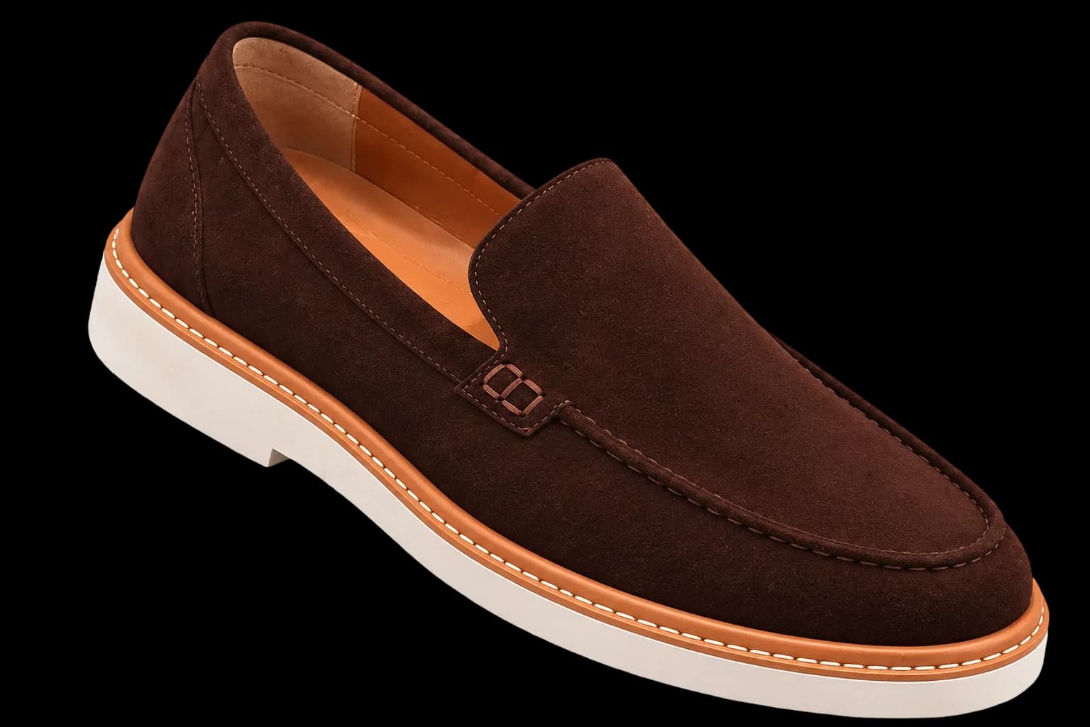 Kahverengi Erkek Süet Loafer Ayakkabı