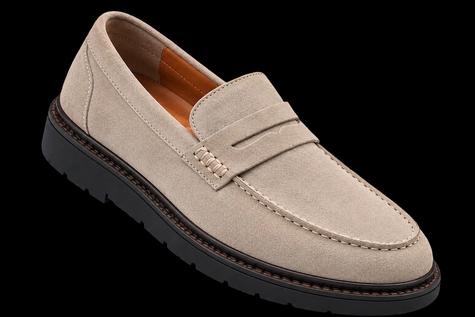 Vizon Erkek Süet Loafer Ayakkabı