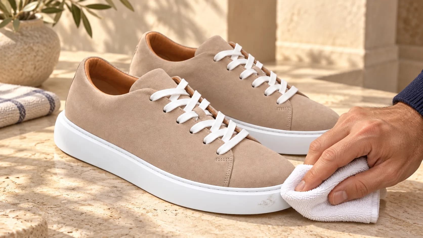 Beyaz Sneaker Tabanı Nasıl Temizlenir? Süet ve Deri Yüzeyi Koruyarak Bakım