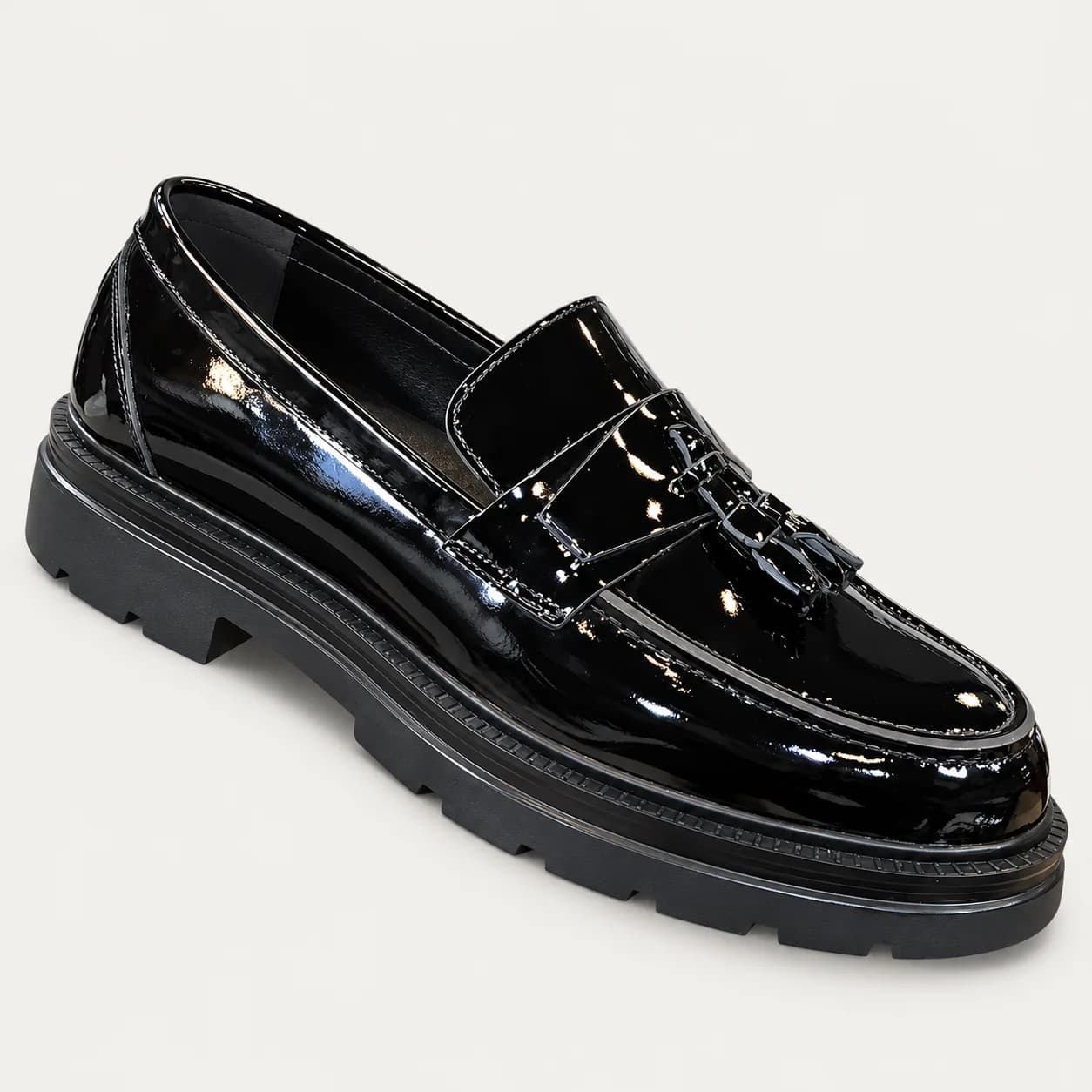 Sabero patent tassel loafer